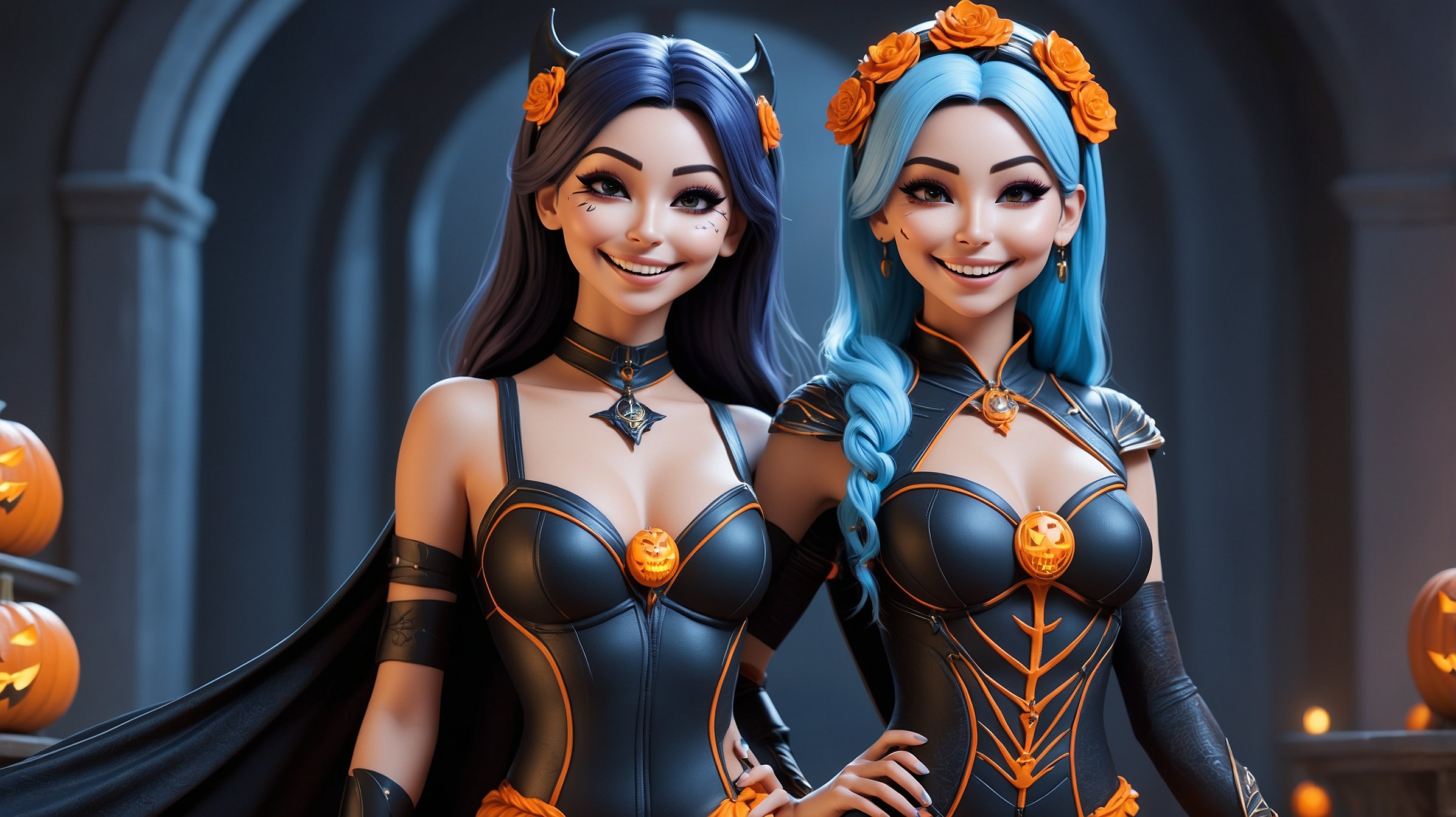 Leonardo AI | Athena Character Reference | Happy Halloween!