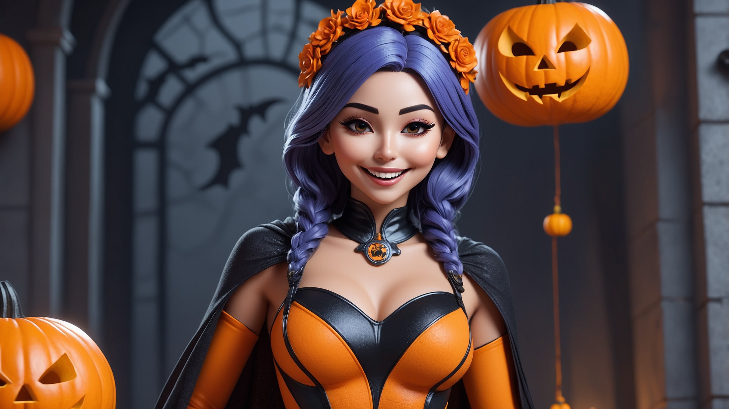 Leonardo AI | Athena Character Reference | Happy Halloween!