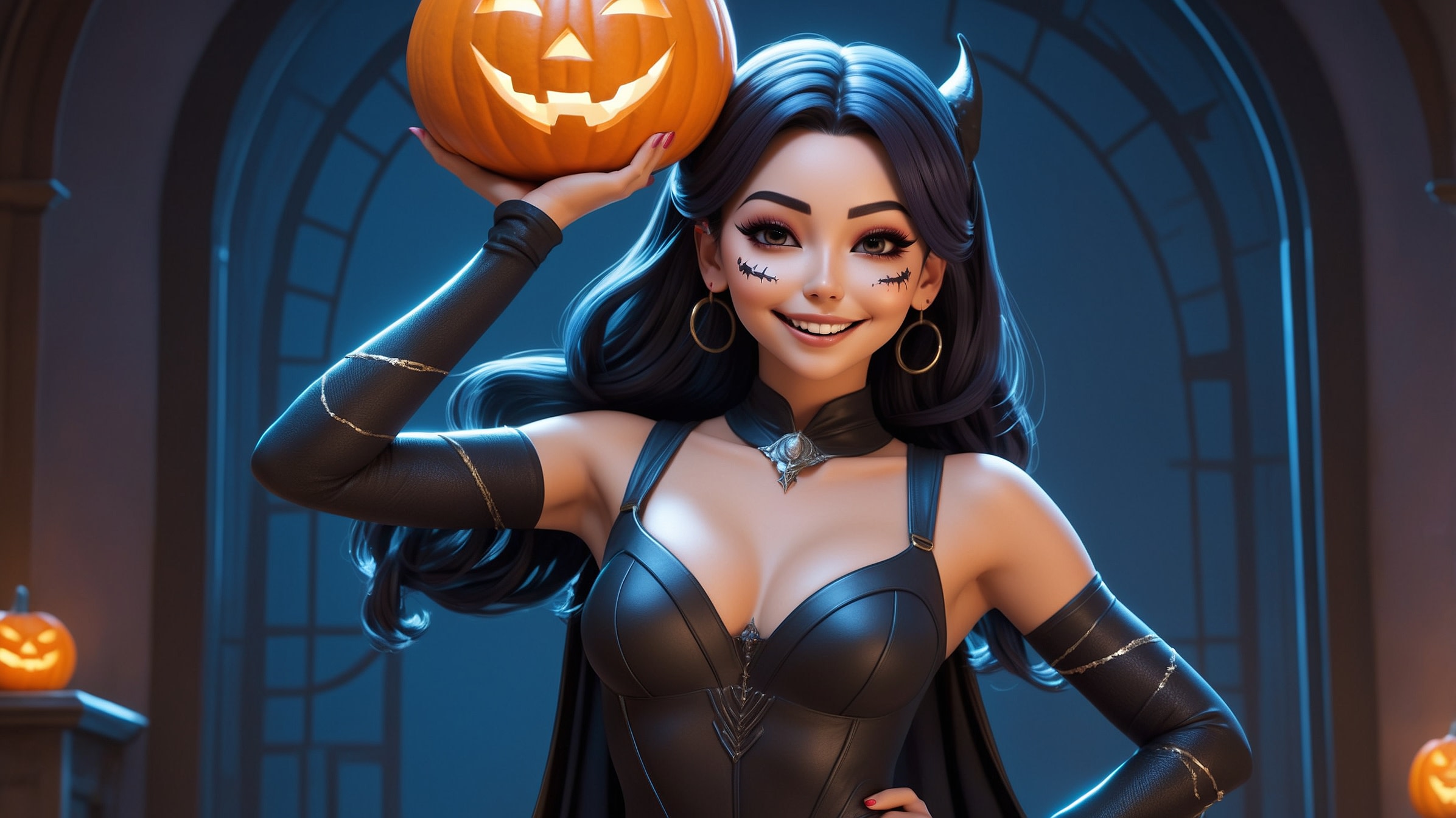 Leonardo AI | Athena Character Reference | Happy Halloween!