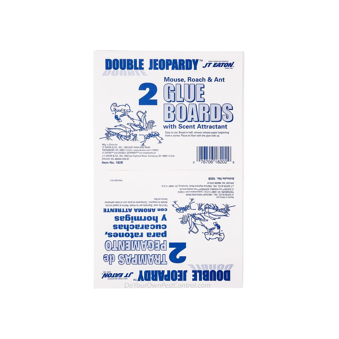  Double Jeopardy Glue Board (1) Board (2 boards split)