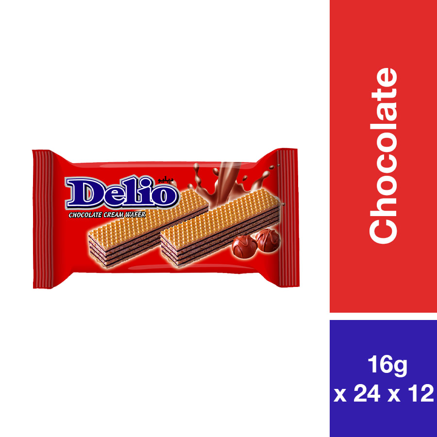 DELIO CREAM WAFER CHOCOLATE 16G