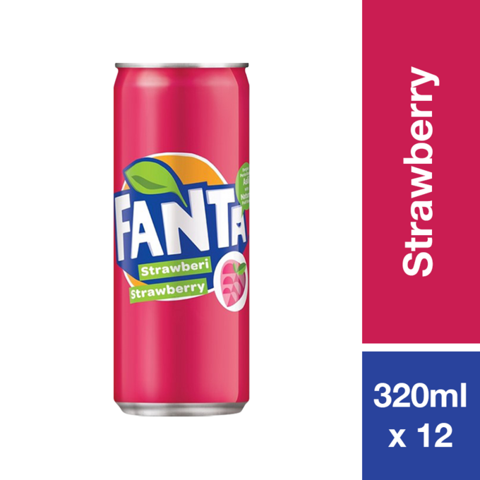 FANTA STRAWBERRY CAN 320ML