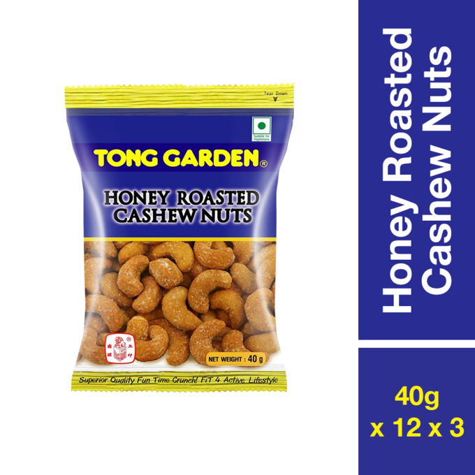 TONG GARDEN HONEY CASHEW NUTS 40G