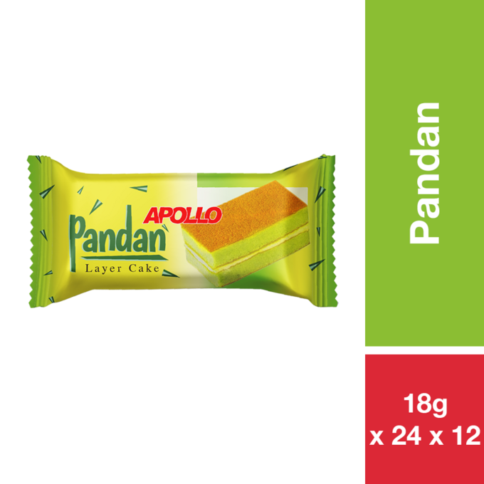 APOLLO LAYER CAKE PANDAN 18G