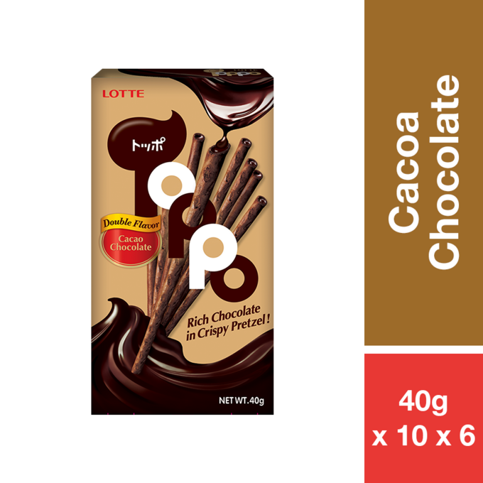 TOPPO COCOA CHOCOLATE 40G