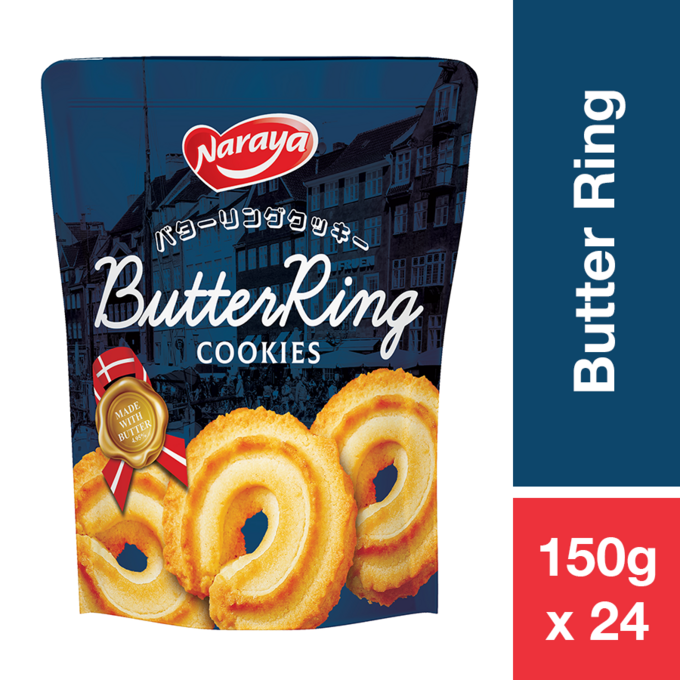 NARAYA BUTTER RING COOKIES 150G