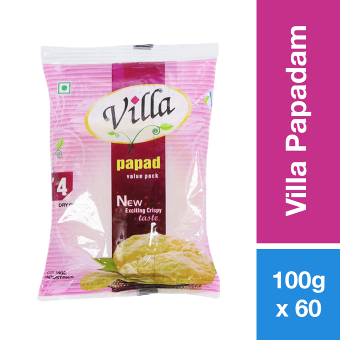 PAPADAM VILLA BRAND 100G