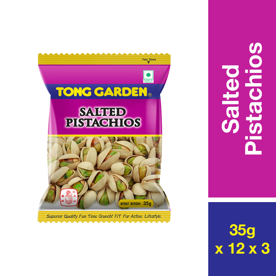 TONG GARDEN SALTED PISTACHIOS 35G