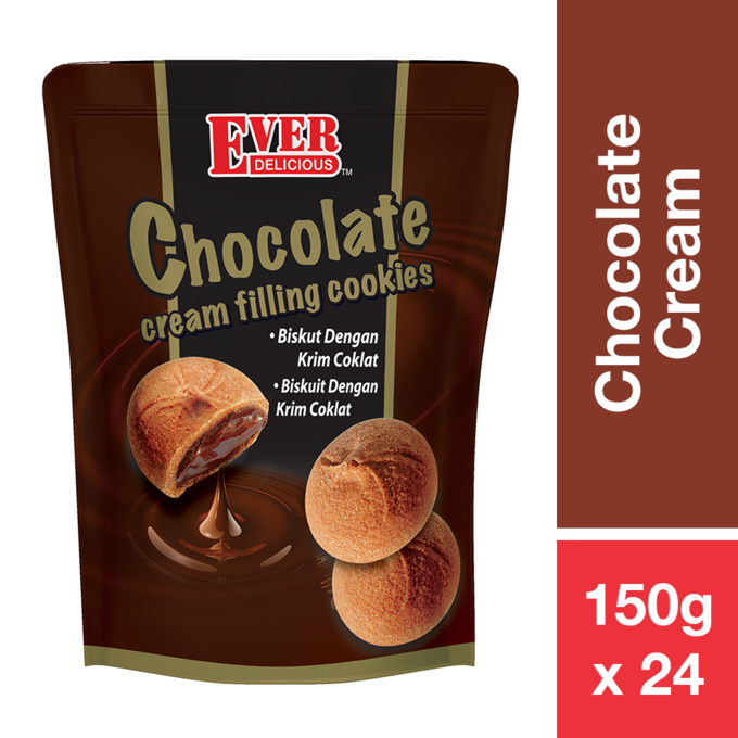 ED CHOCOLATE CREAM FILLING COOKIES 150G