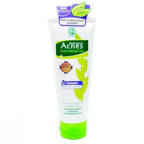 Acnes natural care deep hot sale pore face wash