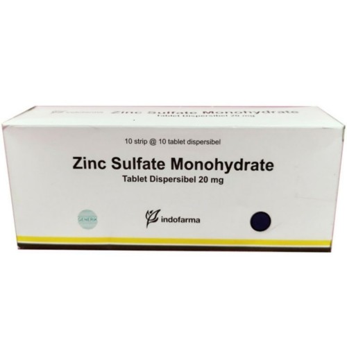 Zinc 20 mg 10 Tablet Indofarma Manfaat, Kandungan, Dosis, dan Efek