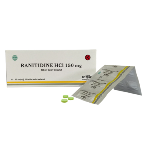 Ranitidine 150 mg 10 Tablet Indofarma - Manfaat, Kandungan, Dosis, dan ...