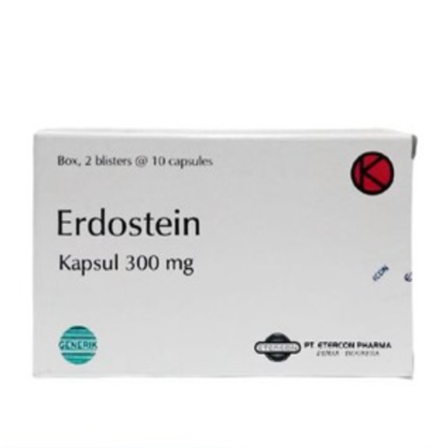 Erdosteine 300 mg 10 Kapsul Etercon - Manfaat, Kandungan, Dosis, dan ...