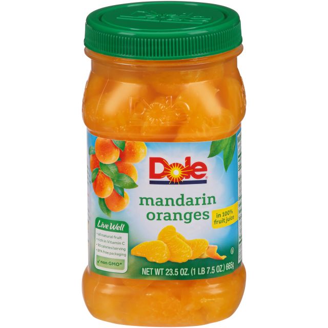 DOLE Mandarin Oranges in Juice 8/23.5oz 