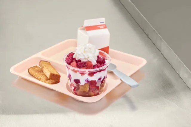 Strawberry & Dragon Fruit French Toast Parfait
