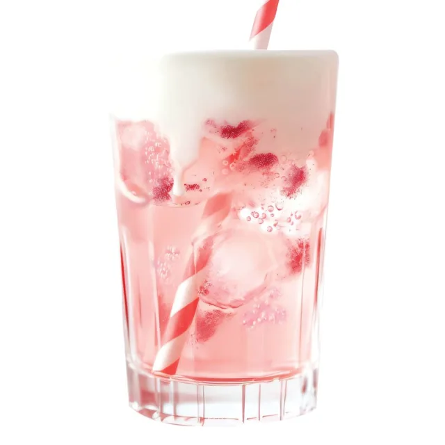 Strawberries & Cream Dirty Soda