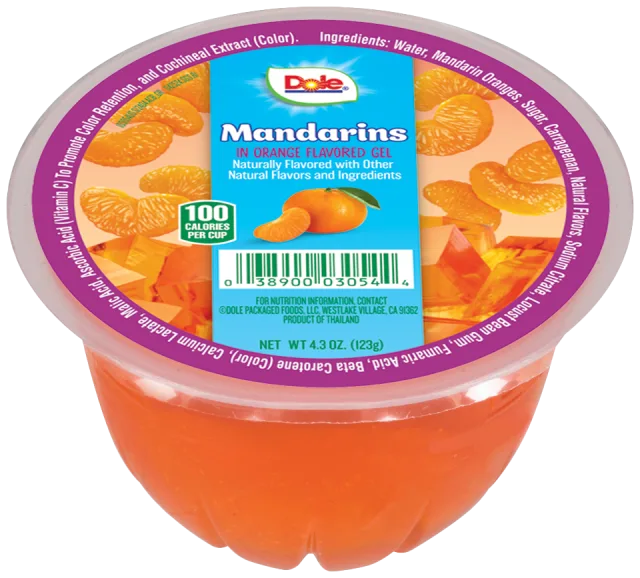Dole Fruit Bowls Mandarins in Orange Gel - 4.3 oz