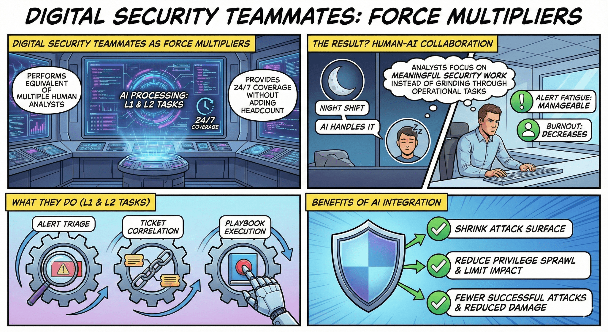 Digital Security Teammates: Force Multiplier