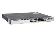 Cisco Catalyst WS-C3750X-24T-S Switch IP Base License, Port-Side Air Intake