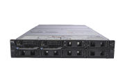 Front view of a Dell PowerEdge FX2S featuring two FC430 1x2 1.8" with no hard drives