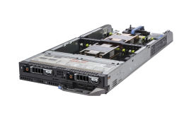 Dell PowerEdge FC630 1x2 2.5" SATA, 2 x E5-2670 v3 2.3GHz Twelve-Core, 96GB, 2 x 400GB SSD SATA, PERC S130, iDRAC8 Enterprise