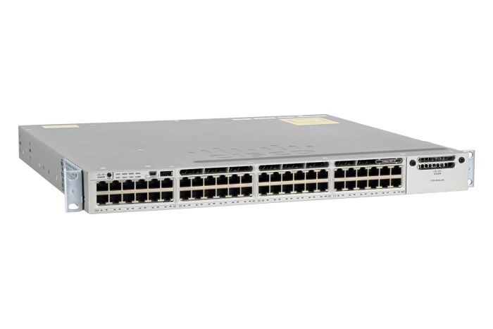 Cisco Catalyst WS-C3850-48T-S Switch IP Services License, Port-Side Air Intake