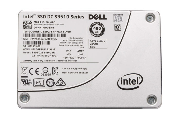 Dell 480GB SSD SATA 2.5" 6G Read Intensive 008R8 - Ref
