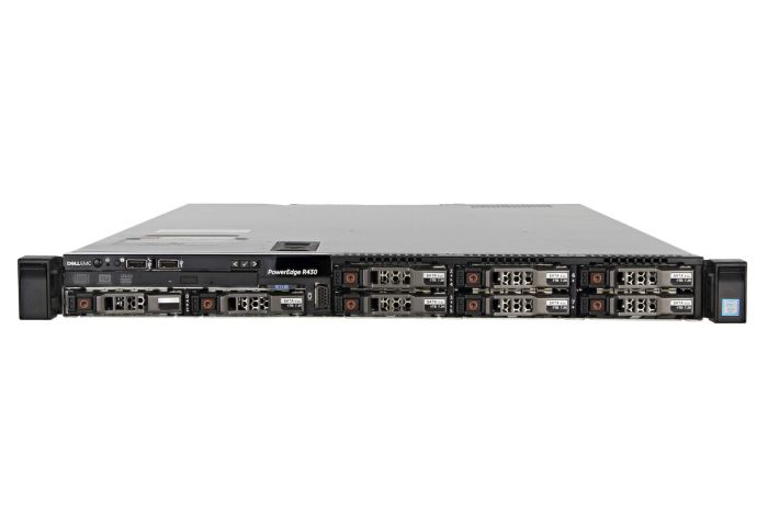 Dell PowerEdge R430 1x8 2.5", 2 x E5-2670 v3 2.3GHz Twelve-Core, 128GB, 8 x 1.8TB SAS 10k, PERC H730, iDRAC8 Enterprise