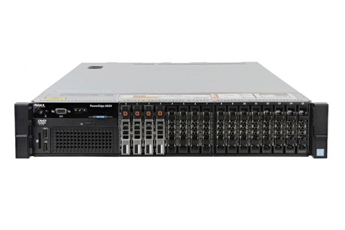Dell PowerEdge R830 1x16 2.5" SAS, 4 x E5-4620 v4 2.1GHz Ten-Core, 128GB, 4 x 1.6TB SAS SSD, PERC H730P, iDRAC8 Enterprise