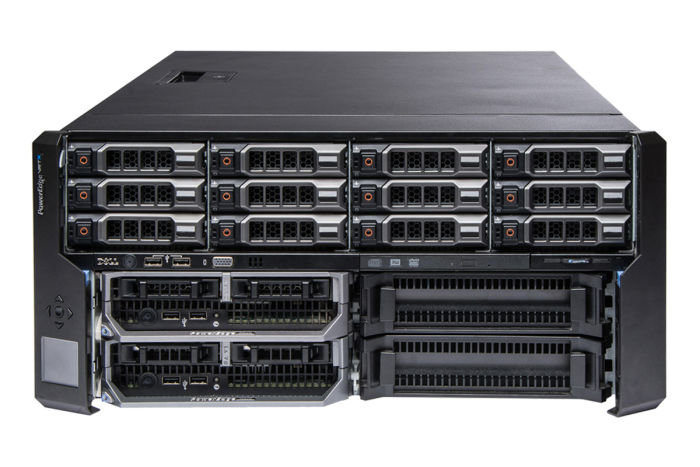 Dell PowerEdge VRTX 1x12 - 12 x 6TB SAS 7.2k, 1 x M630, 2 x E5-2670 v3, 256GB, 1 x 400GB SAS SSD, PERC H730, iDRAC8 Enterprise