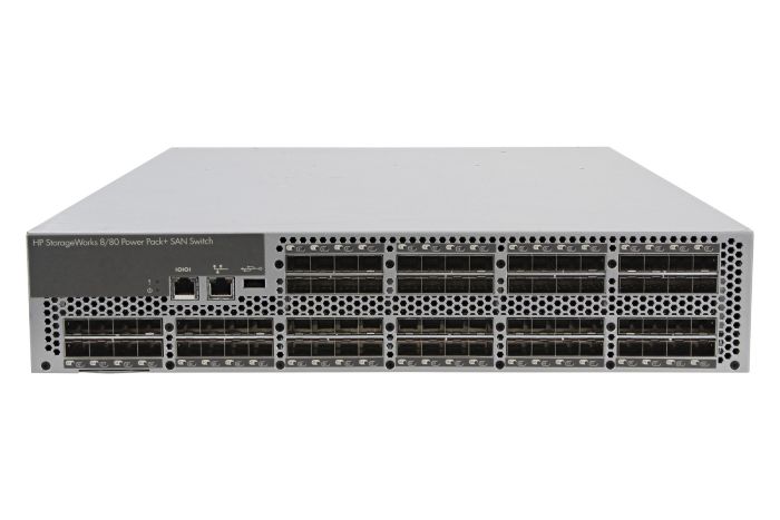 HP StorageWorks 8/80 Switch 80 Active ports, Port-Side Exhaust