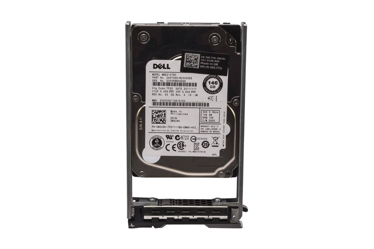 Dell 146GB SAS 15K SFF 2.5 Renewed 