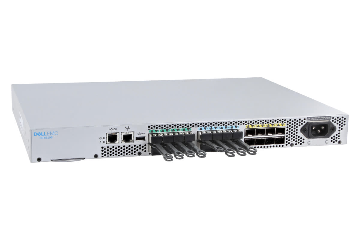 Dell Connectrix DS-6610B Switch 24 x 32Gb SFP+, 16 x Active Ports | ETB  Technologies