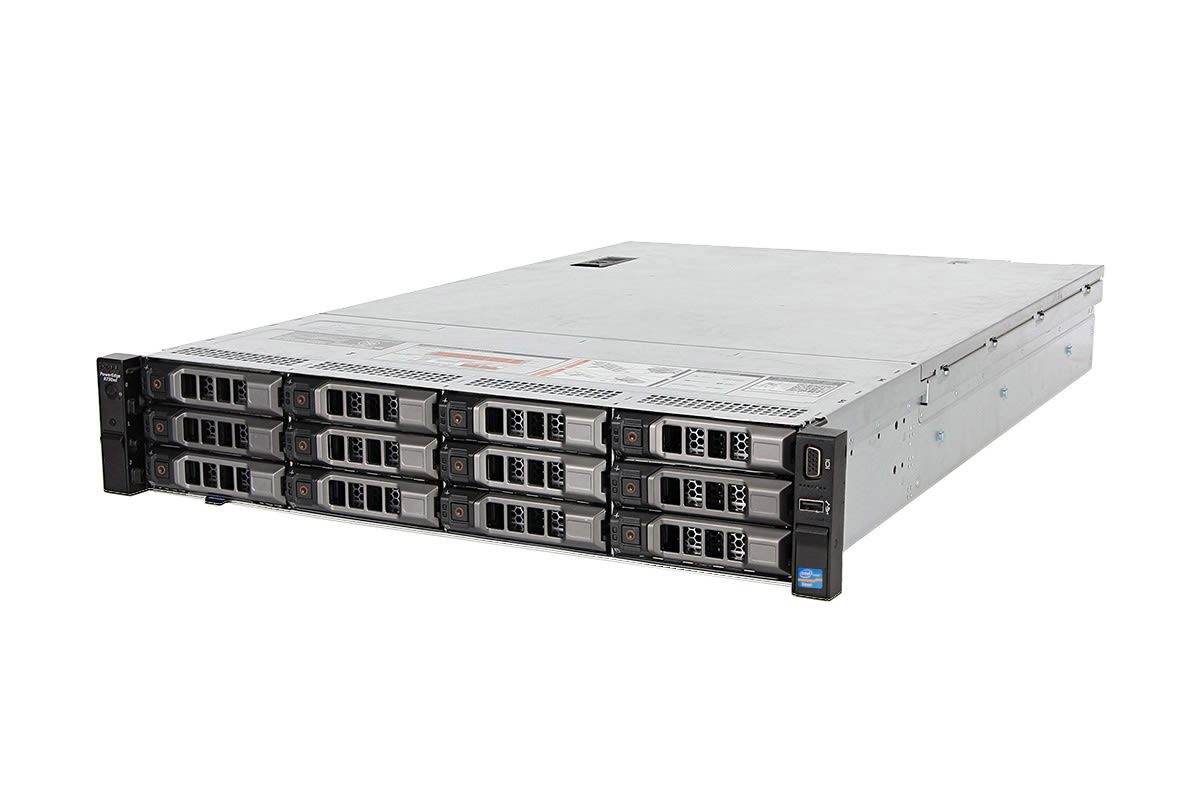 8TB Storage 64GB Renewed 2X E5-2670v2 20 Cores Dell PowerEdge XC 720XD Hyper-Converged Appliance H310 