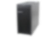 Angled view of Dell PowerEdge T150 with 4 x 8TB SATA 7.2k 3.5" 6Gbps Hard Drives Installed