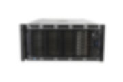 Front view of Dell PowerEdge T630 with 2 x 600GB SAS 10k 2.5" HDDs