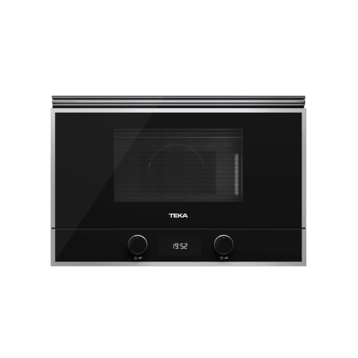 Микровълнова фурна TEKA Maestro, ML 8220 BIS черна, за вграждане, 9 автоматични програми, свалящ се грил, керамична вътрешна основа