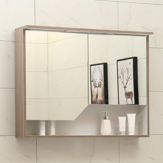 Inter Ceramic Стило - елегантен шкаф за баня с LED осветление