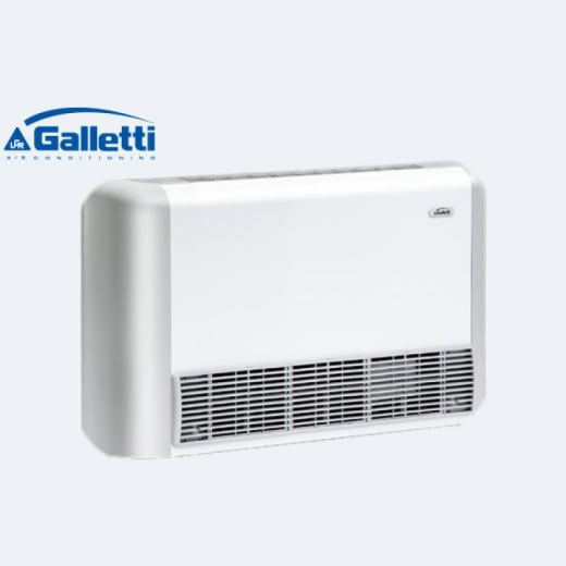 Вентилаторен компактен конвектор Galletti FB 1, 1 kW охлаждане, 2.49 kW отопление, подов монтаж