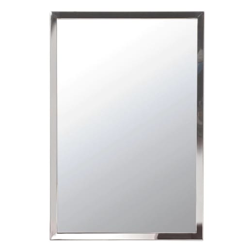 Огледало за баня Kapitan 60x70см, с рамка от неръждаема стомана 18/10 304