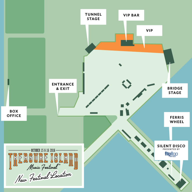 Treasure Island Music Festival Map Treasure Island Music Festival 2016: Survival G