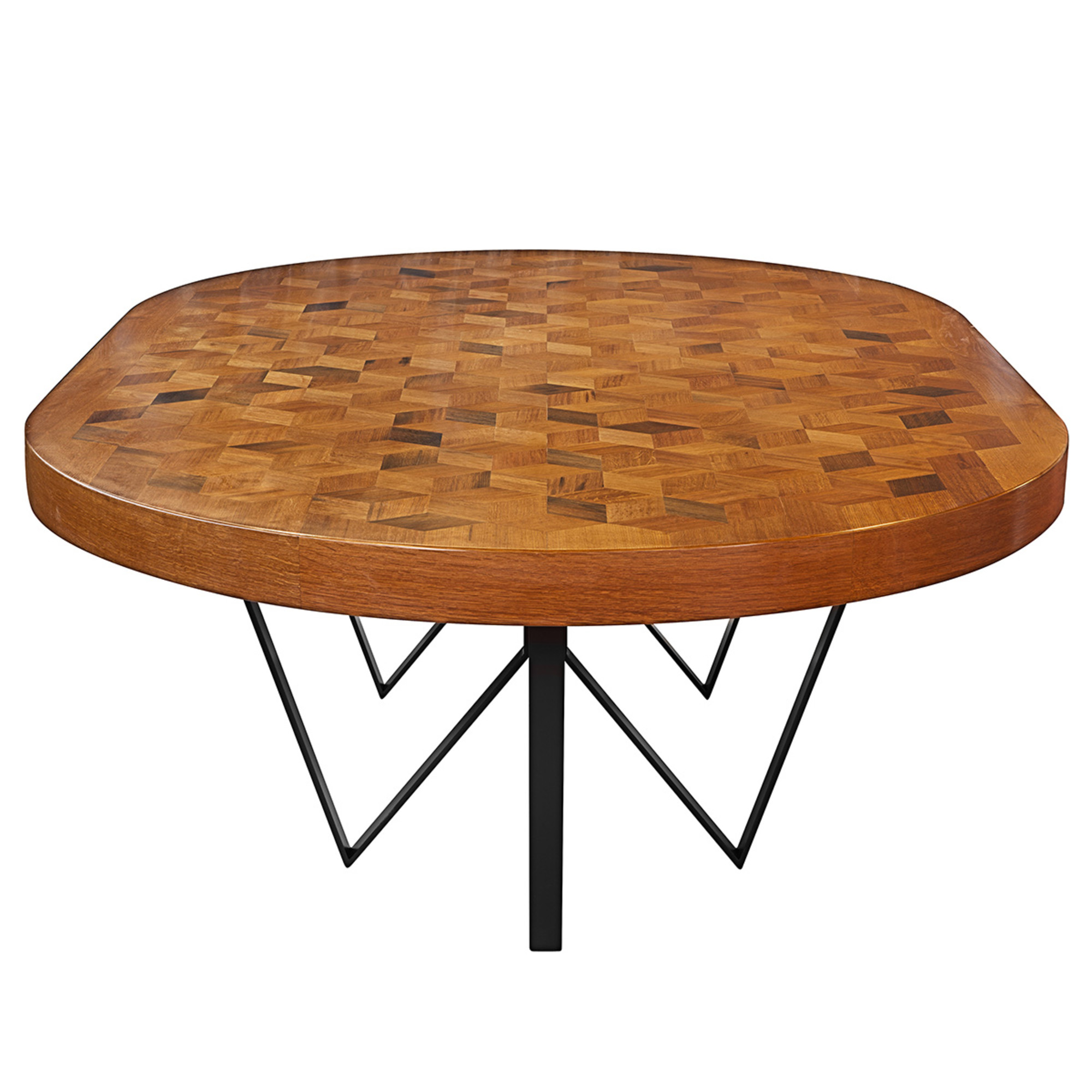 Oval dining on sale table seats 10