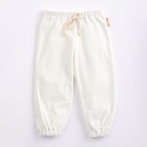Offwhite Organic Velour Tie Top Joggers