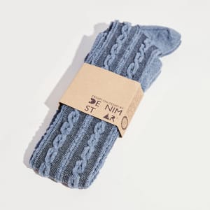 Cosy Cable Knee High Socks