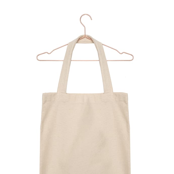 Beige No. 1 Bag: Big cotton bag.