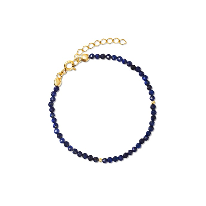 Sininen Bracelet with lapis lazuli no. 2: Bracelet with lapis lazuli