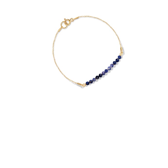 Sininen Bracelet with sapphires: Bracelet with sapphires.