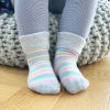 Non-Slip Stay on Baby and Toddler Socks - 5 Pack in Rosey & Pink