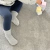 Non-Slip Stay On  Baby, Toddler & Child Socks - 3 Pack in Grey Sky - 0-6 years