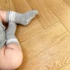 OUTLET - Non-Slip Stay-on Baby & Toddler Organic Quarter Crew Sporty Socks - 7 Pack - Blues